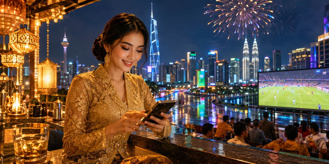Suasana permainan kad rummy bergaya kebaya di Kuala Lumpur mencerminkan identiti Malaysia