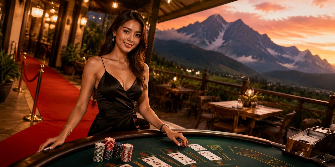 Meja baccarat dalam kasino dalam talian
